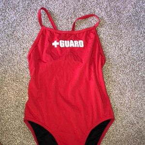 Lifeguard one piece suit